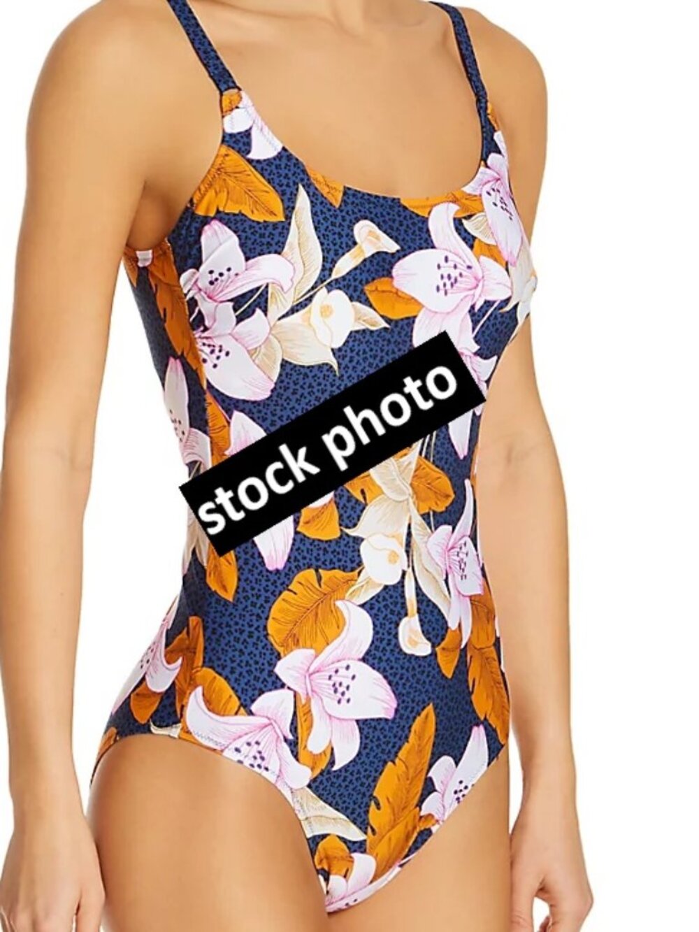 Rosa Faia Anita Hawaii Estelle One Piece Swimsuit-Style 7743-Floral-Size 38C